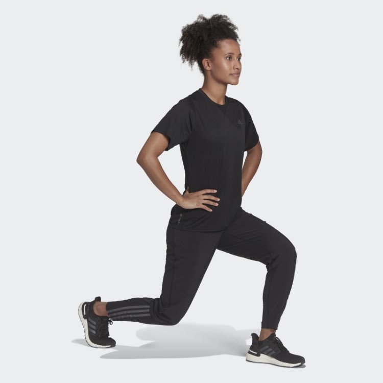 Run Icons 3 Listras Wind Joggers Adidas Black