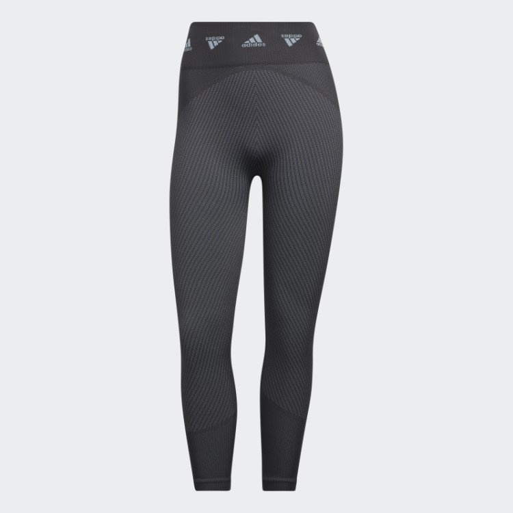 Legging Aeroknit Training 7/8 Cinza Adidas