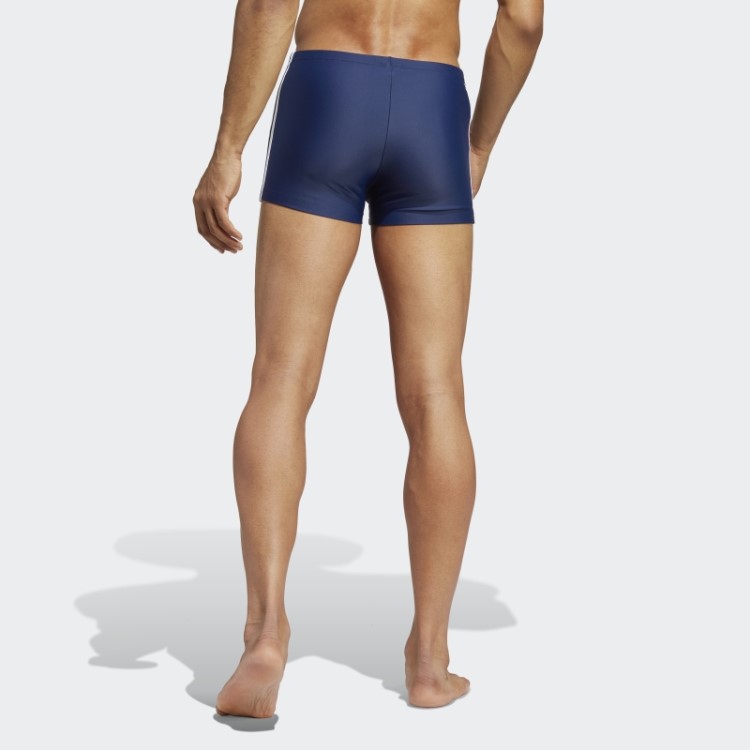 Boxers De Natação Clássico Azul Marinho Com As Três Listras Adidas