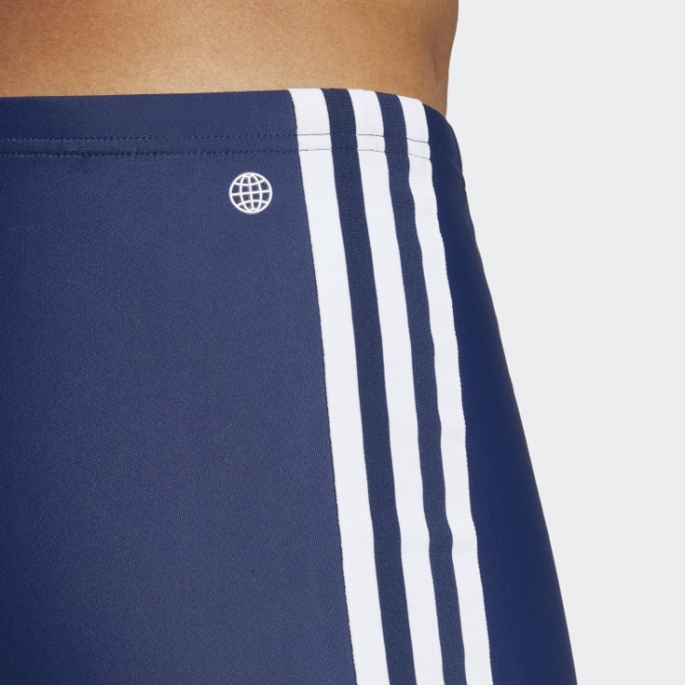 Boxers De Natação Clássico Azul Marinho Com As Três Listras Adidas