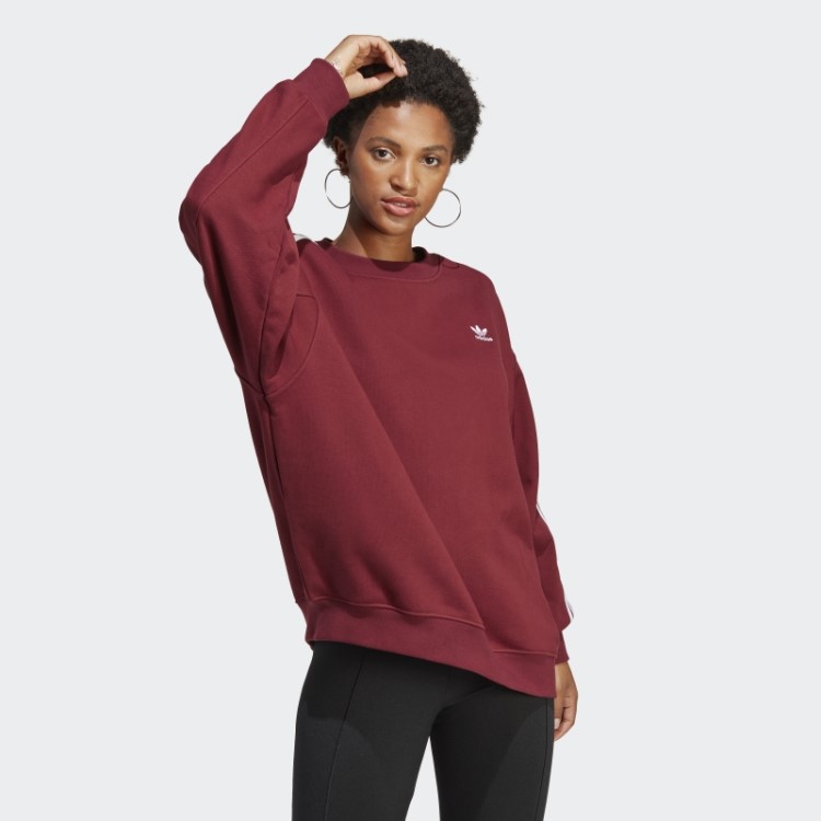 Adicolor Classics Moletom Oversized Vermelho Adidas