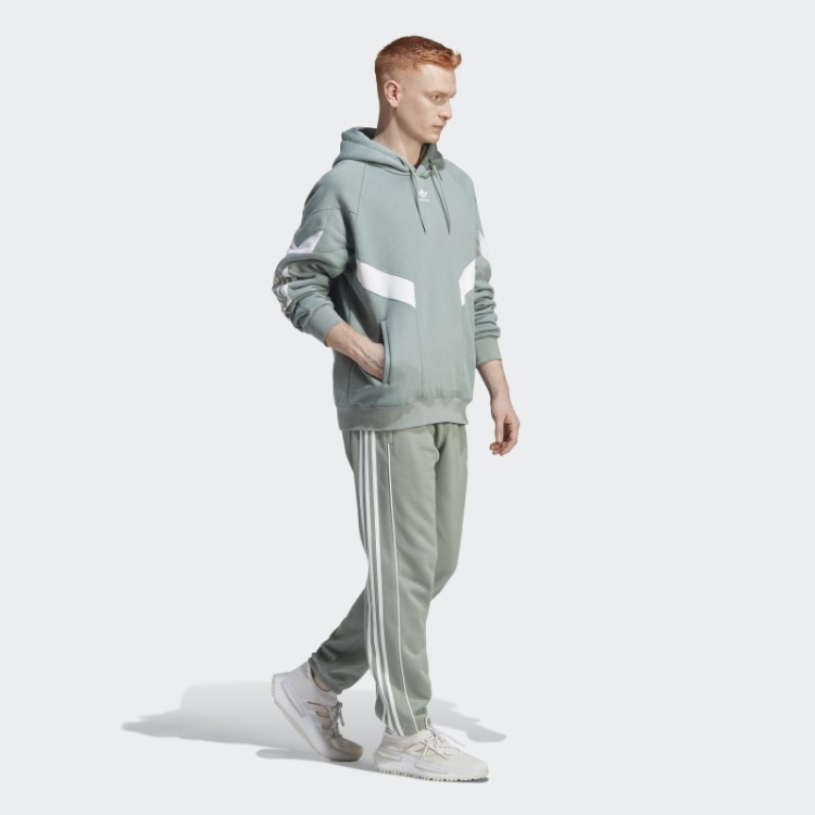 Moletom Com Capuz Adidas Rekive Fashion Verde Prateado