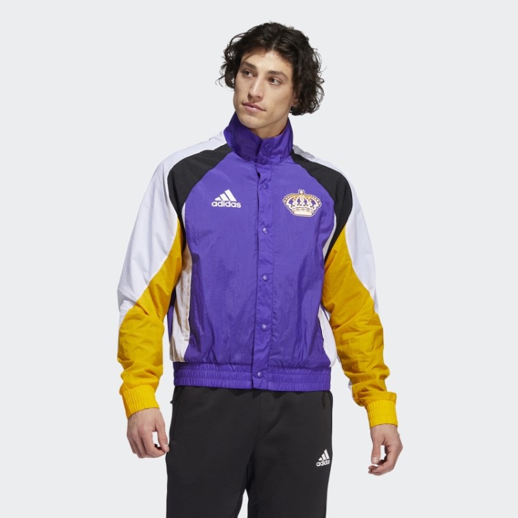 Reis Jaqueta Reversa Retrô Adidas Violeta Escuro