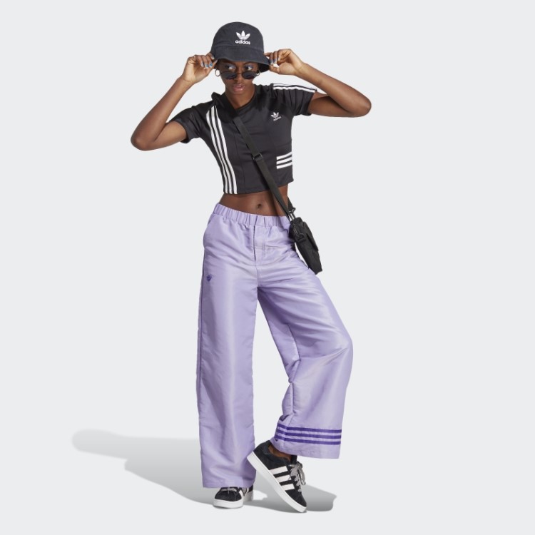 Calça Larga Lilás Adidas