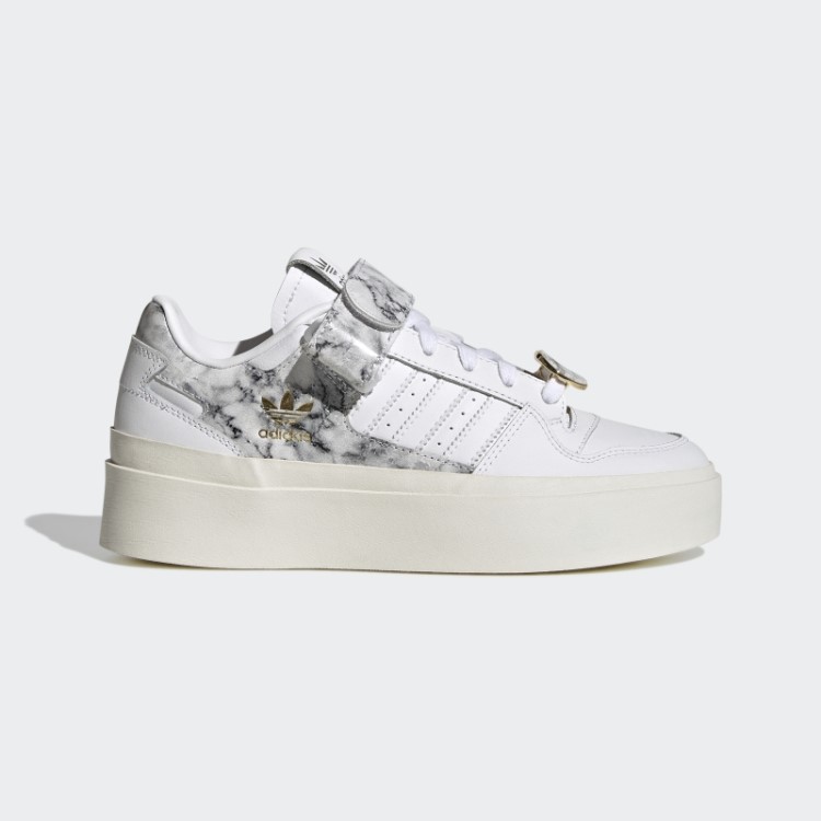 Tênis Adidas Forum Bonega Fashion Dourado Metálico