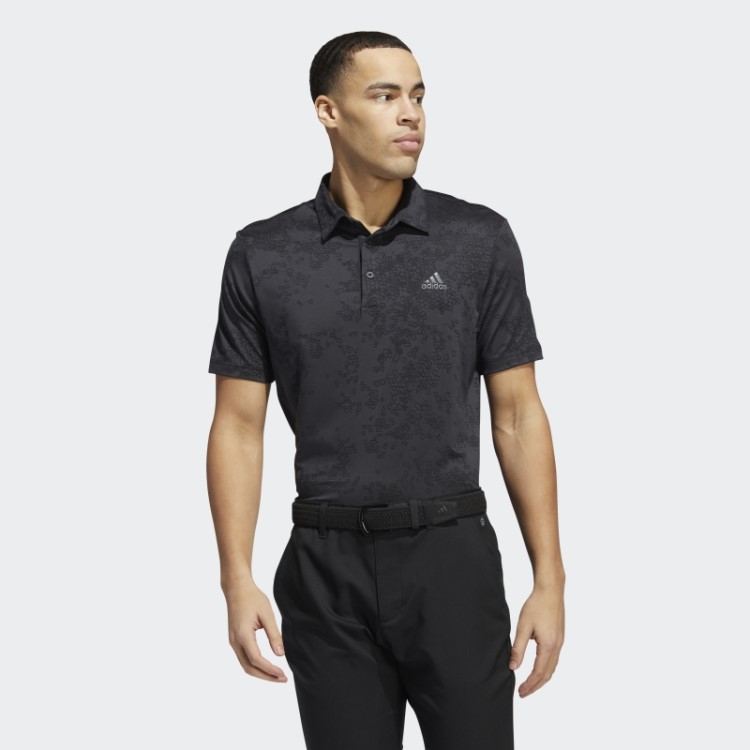 Adidas Camisa Polo Jacquard Carbono
