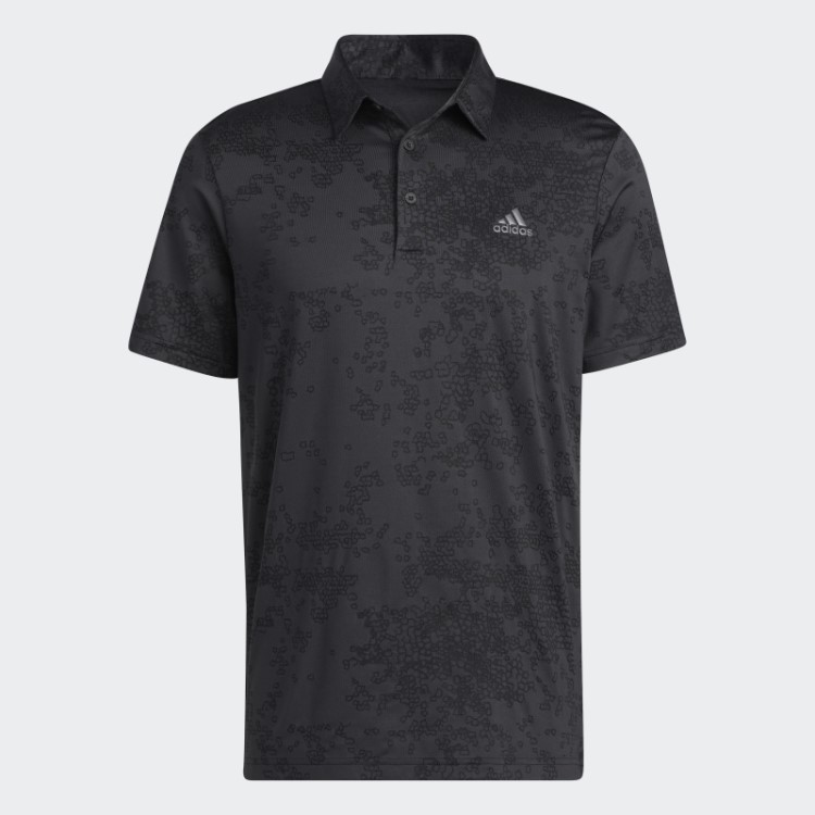 Adidas Camisa Polo Jacquard Carbono