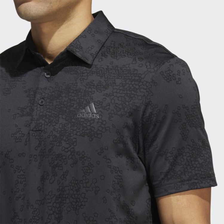 Adidas Camisa Polo Jacquard Carbono
