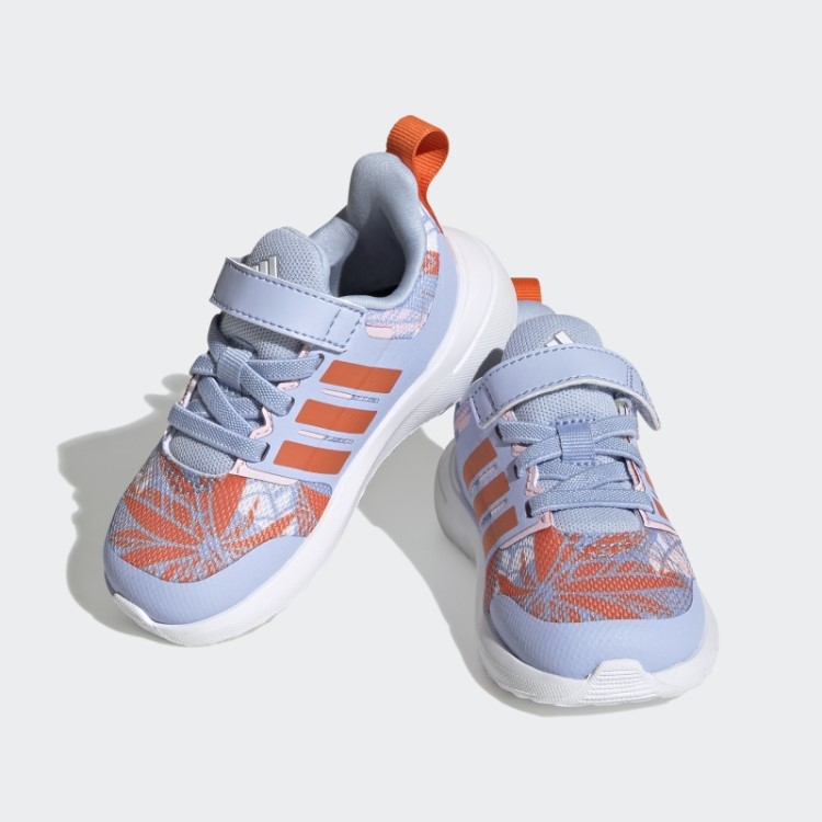 Adidas X Disney Fortarun 2.0 Moana Cloudfoam Elástico Top De Renda Sapatos De Alça Fashion Azul Amanhecer