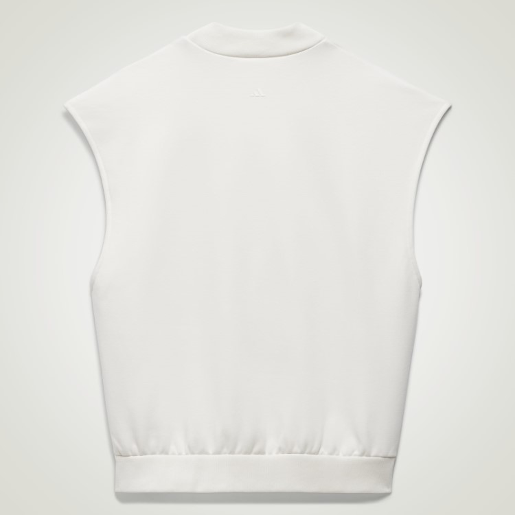 Adidas Basquete Moletom Sem Mangas Branco Quente