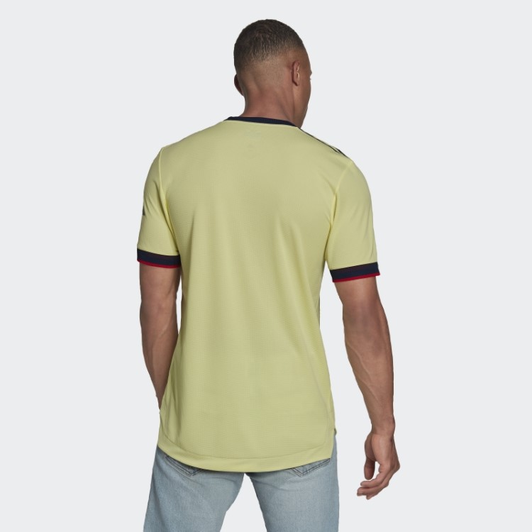 Arsenal 21/22 Fora Camisa Autêntica Pérola Citrino Adidas