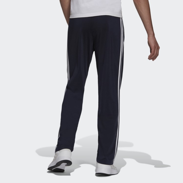 Calça Esportiva Com As Três Listras Adidas Ink Primegreen Essentials E Bainha Aberta
