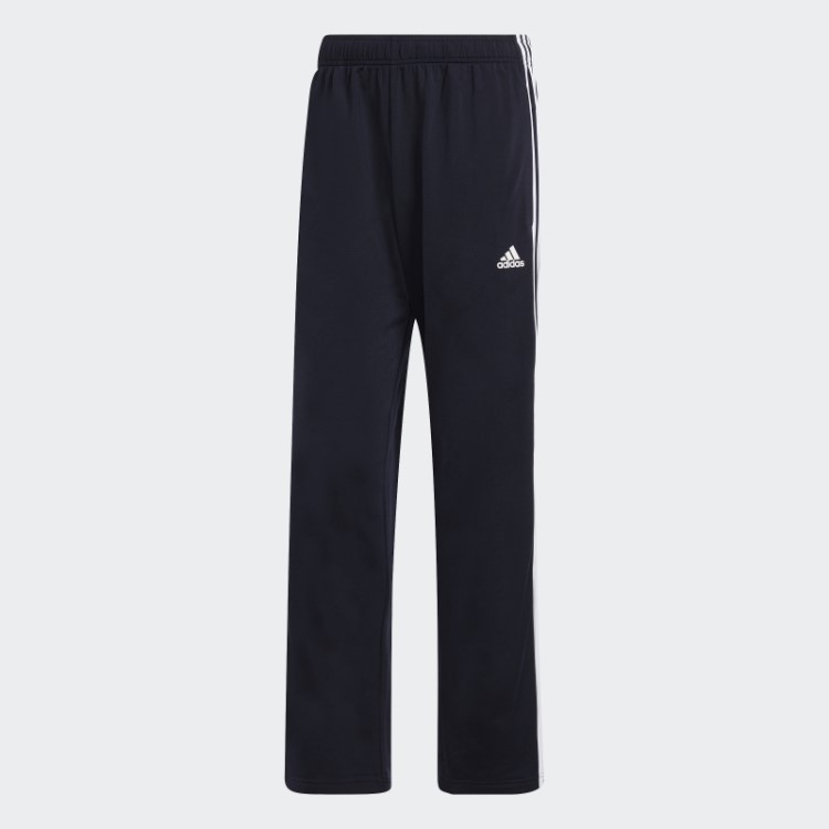 Calça Esportiva Com As Três Listras Adidas Ink Primegreen Essentials E Bainha Aberta