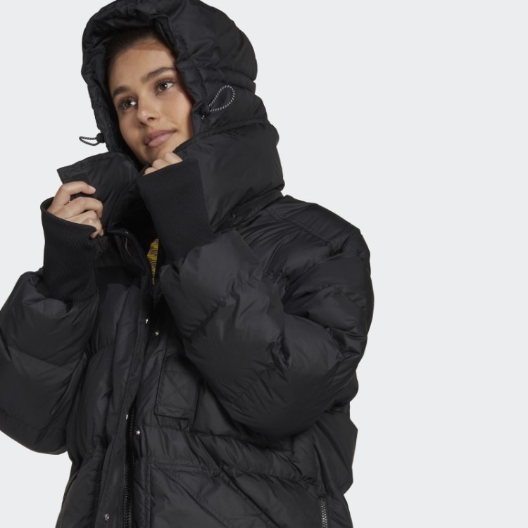 Jaqueta De Inverno Adidas By Stella Mccartney Preta Fashion