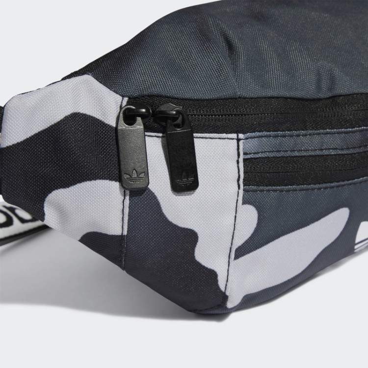 Bolsa De Cintura Camuflada Preta Adidas