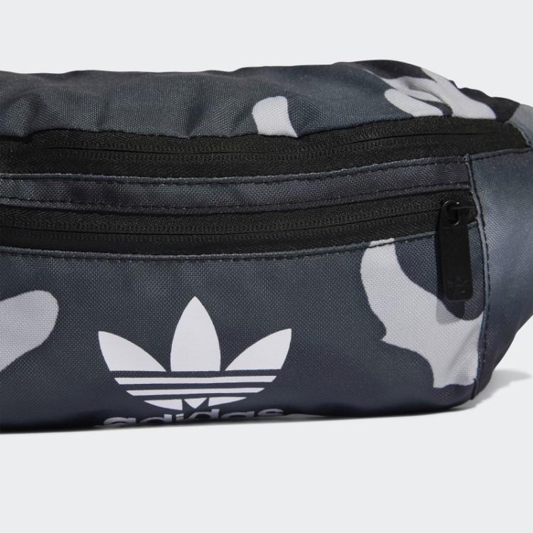 Bolsa De Cintura Camuflada Preta Adidas