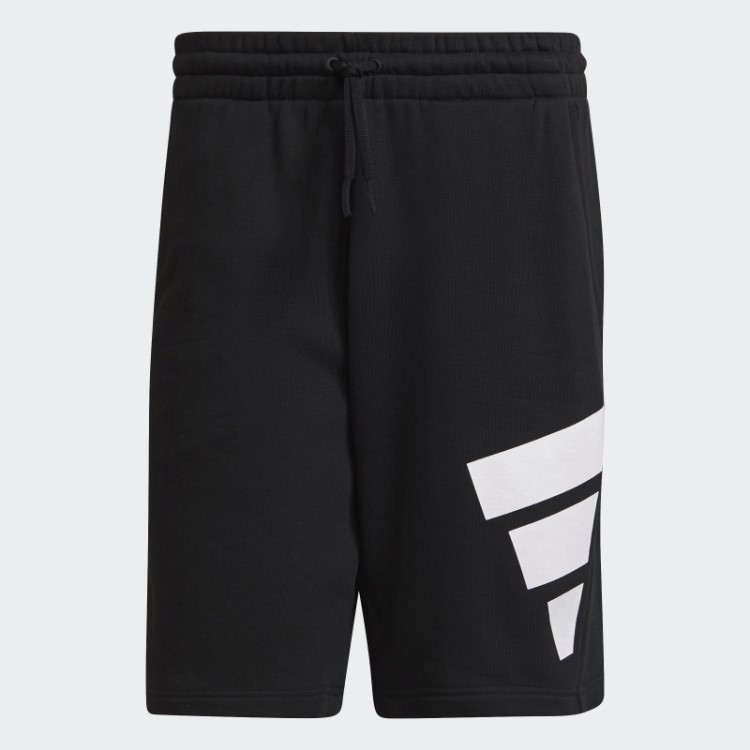 Adidas Sportswear Preto ícones Do Futuro Logotipo Gráfico Shorts Moda