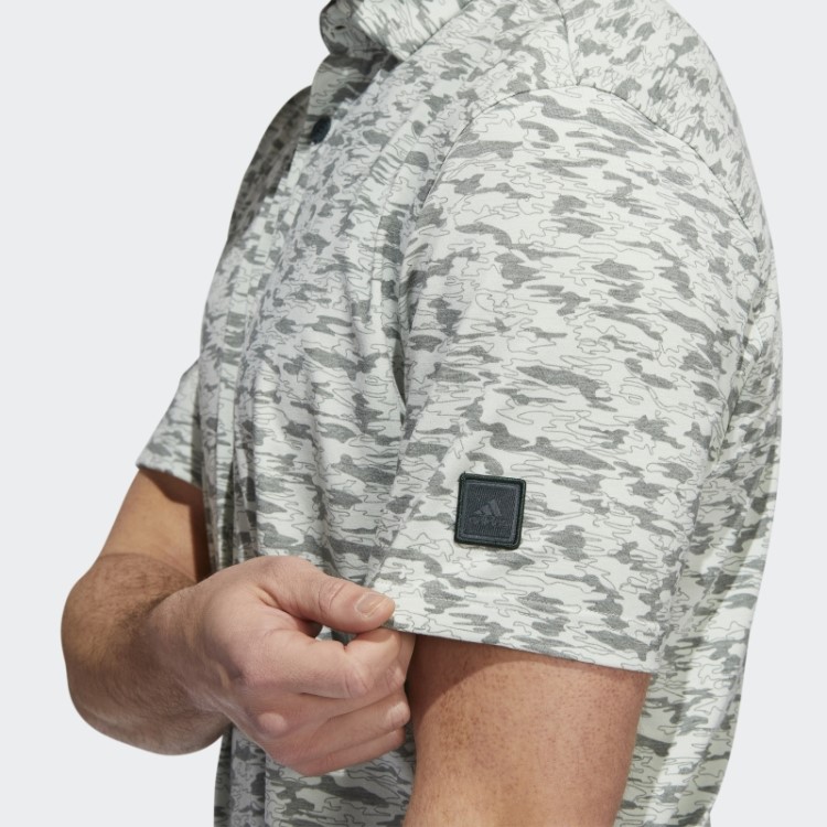 Adidas Go-to Camisa Polo Com Estampa Camuflada Verde
