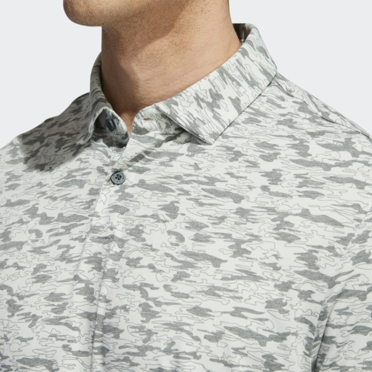 Adidas Go-to Camisa Polo Com Estampa Camuflada Verde