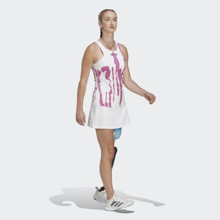Regata Branca Adidas Thebe Magugu Tennis New York Y-back