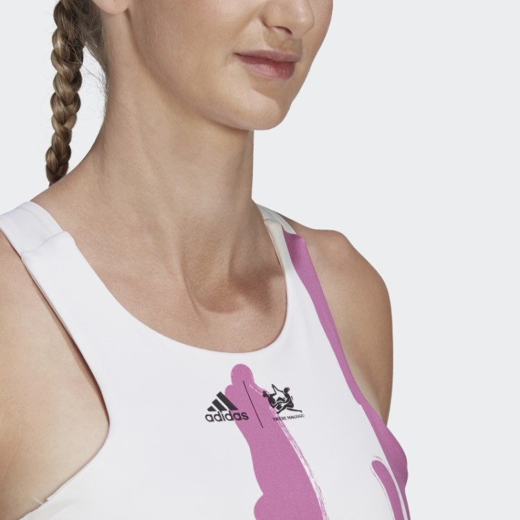 Regata Branca Adidas Thebe Magugu Tennis New York Y-back