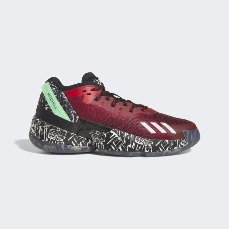 Vestir. Edição 4 Sapatos Adidas Escarlate