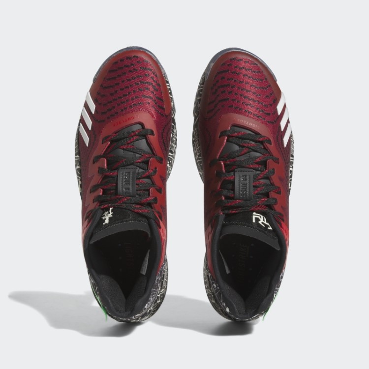 Vestir. Edição 4 Sapatos Adidas Escarlate