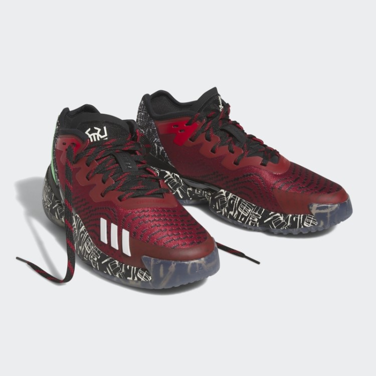 Vestir. Edição 4 Sapatos Adidas Escarlate