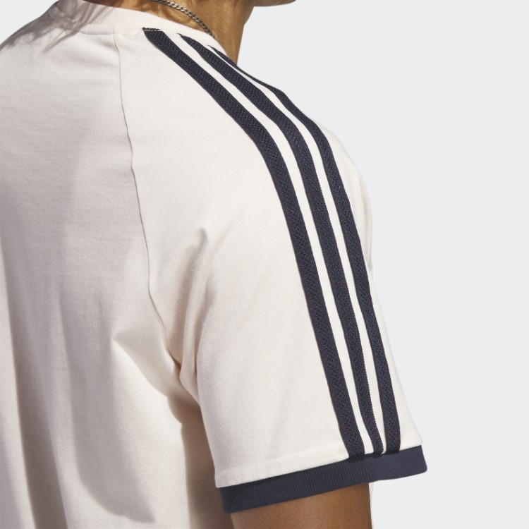 Camiseta Adidas Sst 3 Listras Quartzo