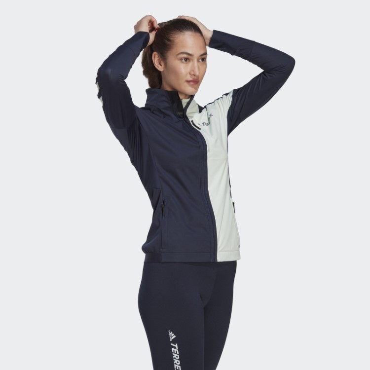 Jaqueta Adidas Terrex Xperior Cross-country Ski Soft Shell Verde