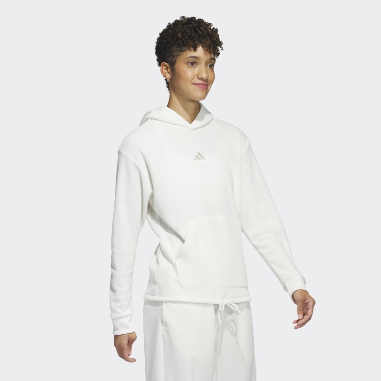 Select Crop Hoodie Branco Adidas