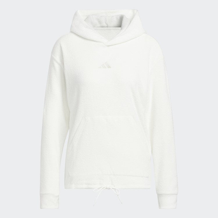 Select Crop Hoodie Branco Adidas