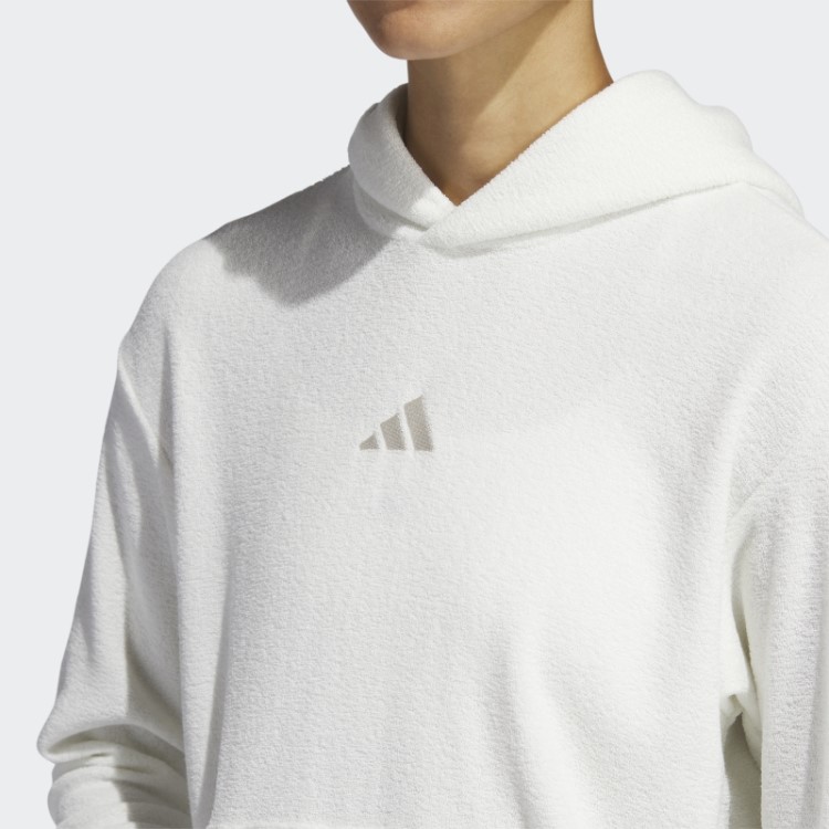Select Crop Hoodie Branco Adidas