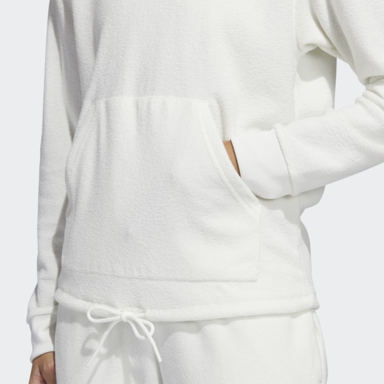 Select Crop Hoodie Branco Adidas