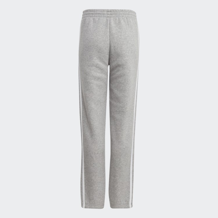 Calça De Lã Adidas Essentials Cinza Médio Com As Três Listras
