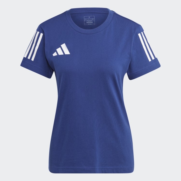 Adidas France T-shirt De Algodão Gráfico Vitória Azul