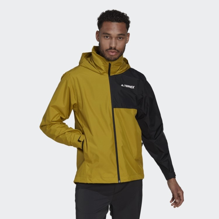 Jaqueta De Chuva De Duas Camadas Olive Terrex Multi Rain.rdy Adidas