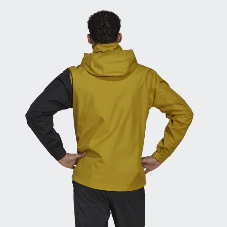 Jaqueta De Chuva De Duas Camadas Olive Terrex Multi Rain.rdy Adidas