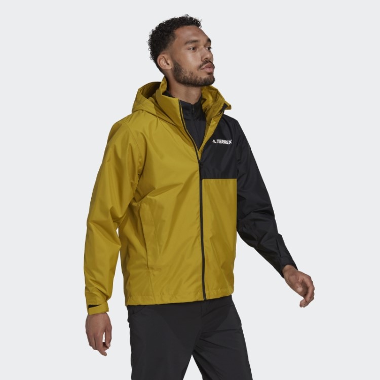 Jaqueta De Chuva De Duas Camadas Olive Terrex Multi Rain.rdy Adidas