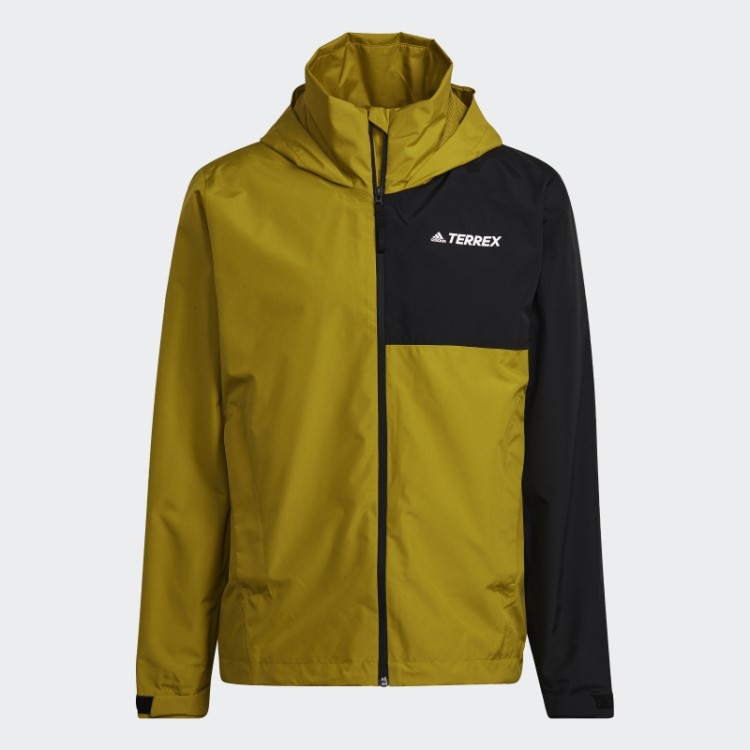 Jaqueta De Chuva De Duas Camadas Olive Terrex Multi Rain.rdy Adidas