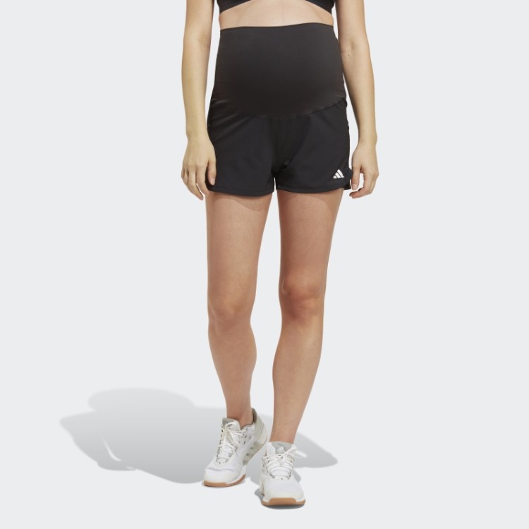 Calção Preto Pacer Aeroready Train Essentials Tecido (maternidade) Adidas
