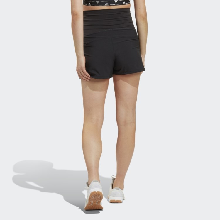 Calção Tecido Adidas Pacer Aeroready Train Essentials (maternidade) Preto