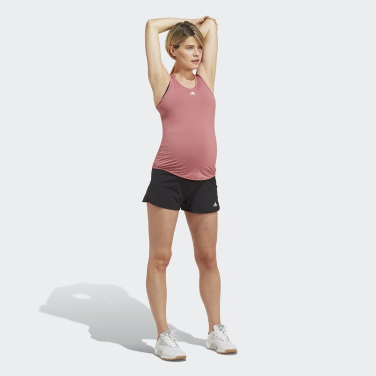 Calção Tecido Adidas Pacer Aeroready Train Essentials (maternidade) Preto