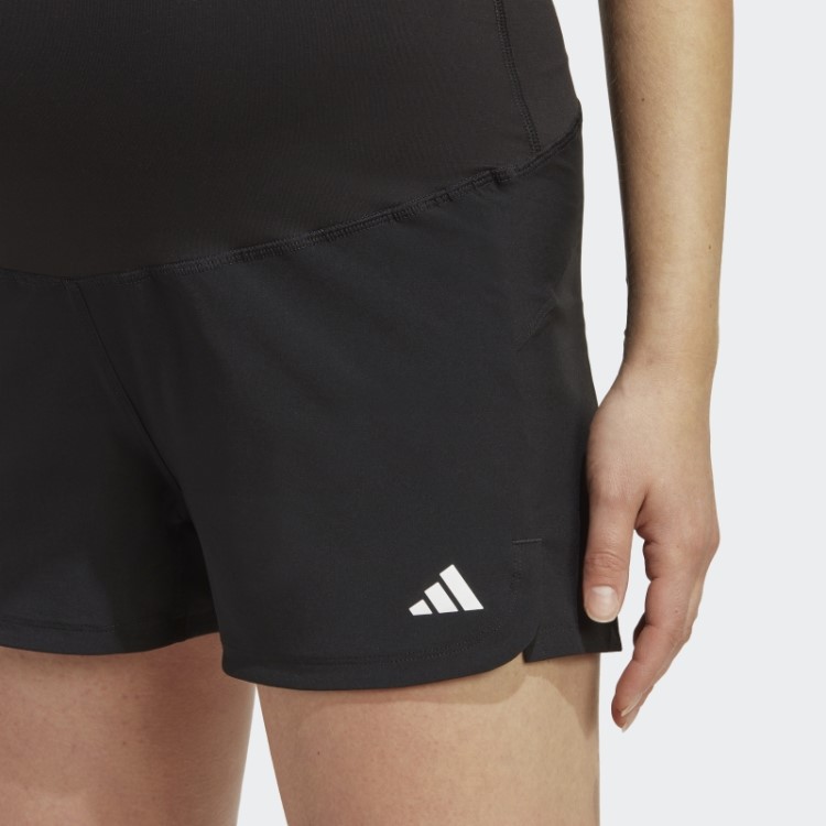 Calção Tecido Adidas Pacer Aeroready Train Essentials (maternidade) Preto