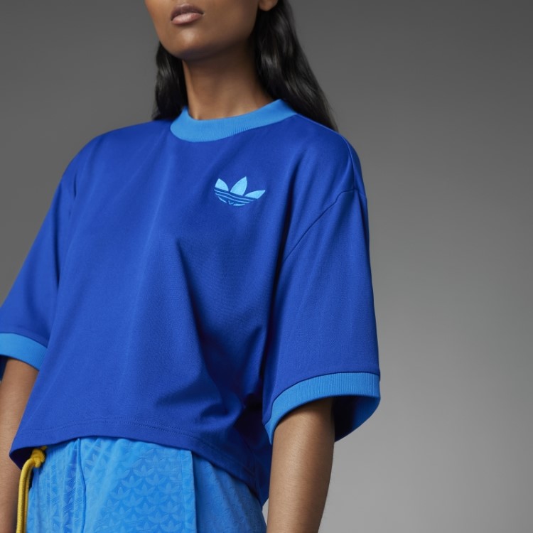 Camiseta Oversized Adidas Adicolor 70s Royal