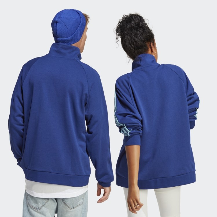 Vitória Azul Tiro Quarter Zip (gênero Neutro) Adidas