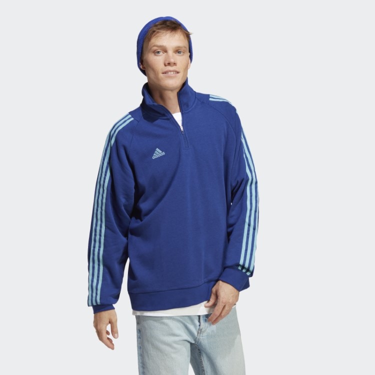 Vitória Azul Tiro Quarter Zip (gênero Neutro) Adidas