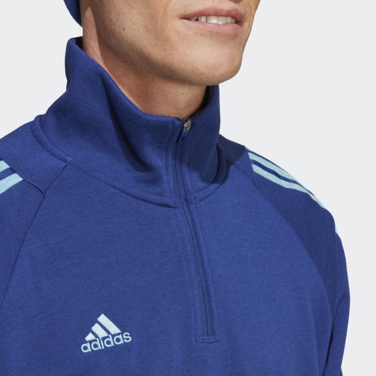 Vitória Azul Tiro Quarter Zip (gênero Neutro) Adidas