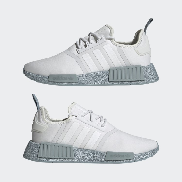 Elegantes Sapatos Adidas Nmd-r1 Cinza