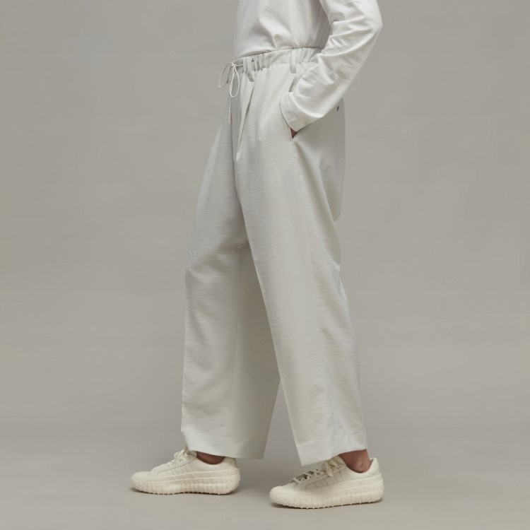 Calças Retas De Uniforme Esportivo Y-3 Moda Adidas